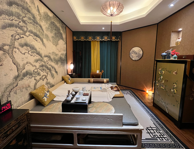 西安雁塔足疗减压会所环境展示（二）一种真挚的艺术生活态度